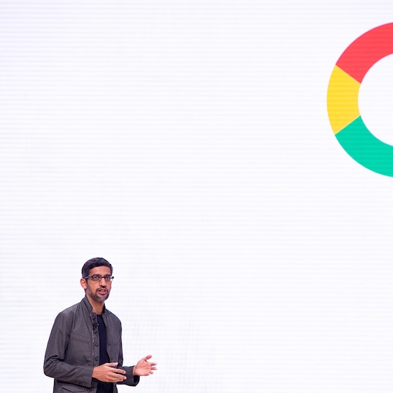 El CEO de Google espera el 'feedback' de los usuarios sobre la IA Bard.