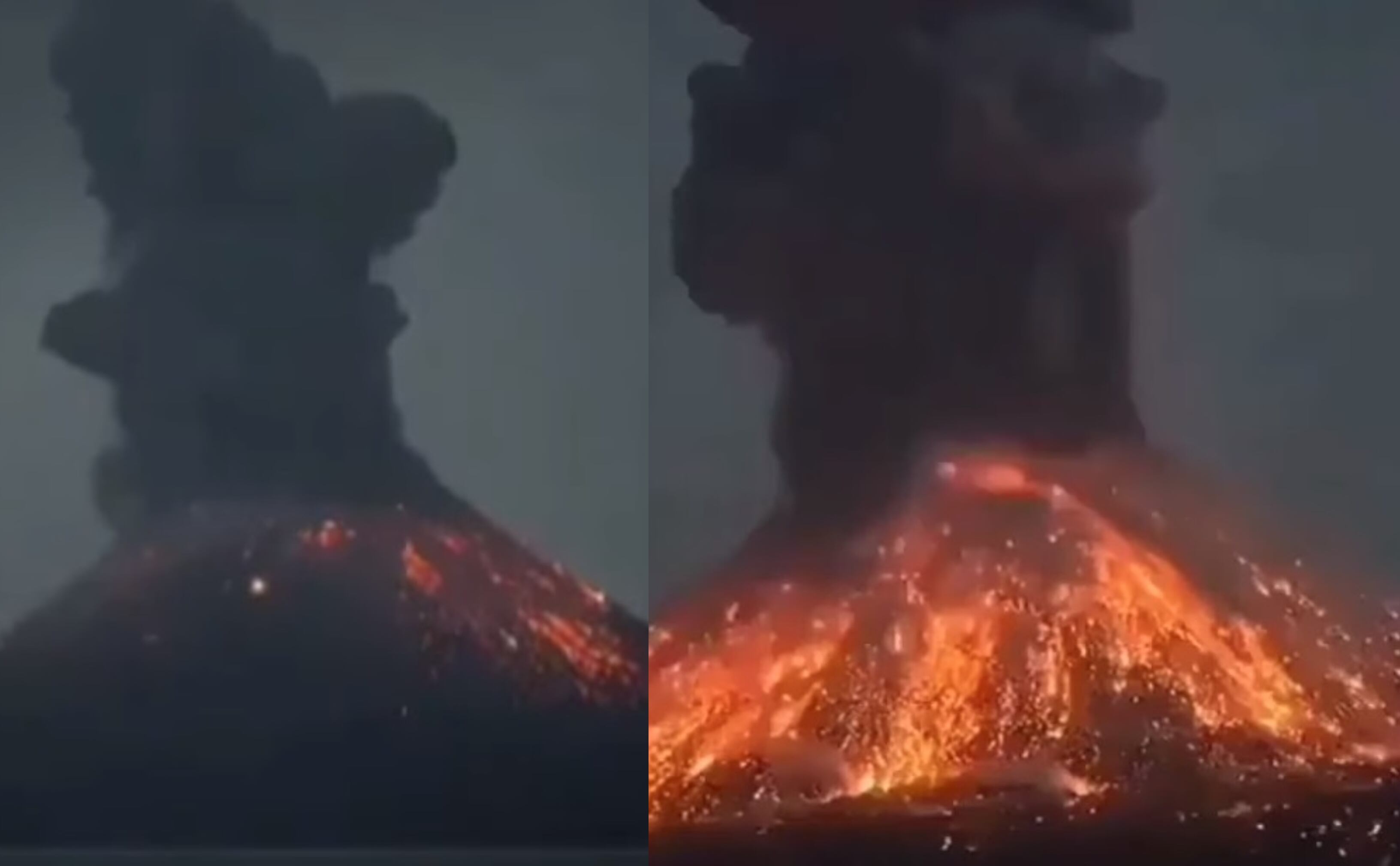 La erupción del volcán Krakatoa de 1833, en la que murieron 33.000 personas.