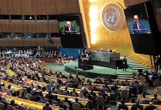 Trump llega a la Asamblea General de la ONU atascado en su guerra en Irán