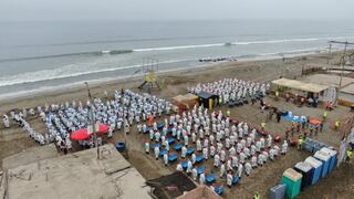 Derrame de petróleo por Repsol: 300 infantes de la Marina llegan a la playa de Ancón para apoyar en limpieza