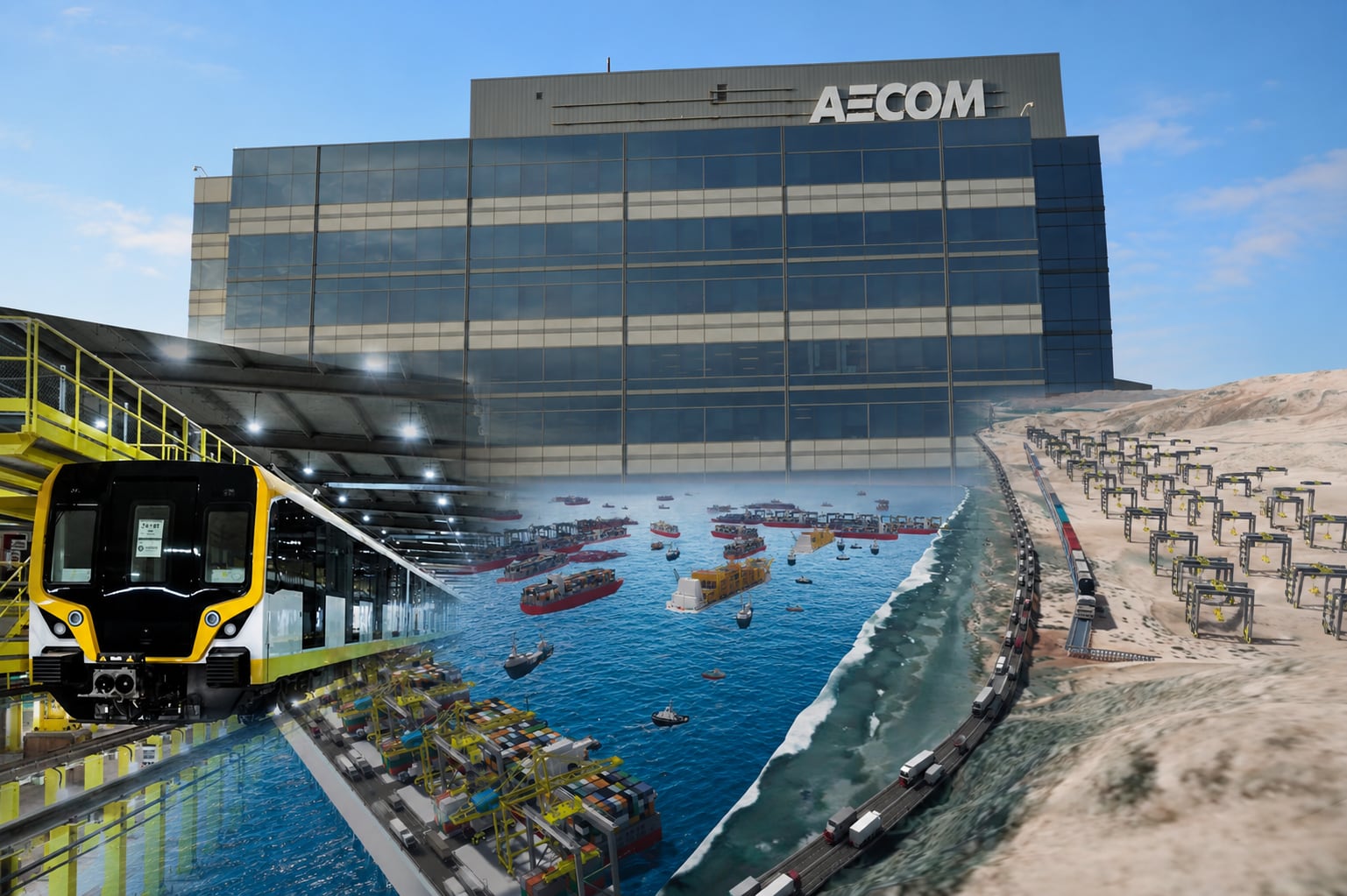 Aecom busca ampliar su participación en proyectos de transporte, puertos, salud, minería y energía como parte de su estrategia de crecimiento en el mercado peruano. (Foto: composición)