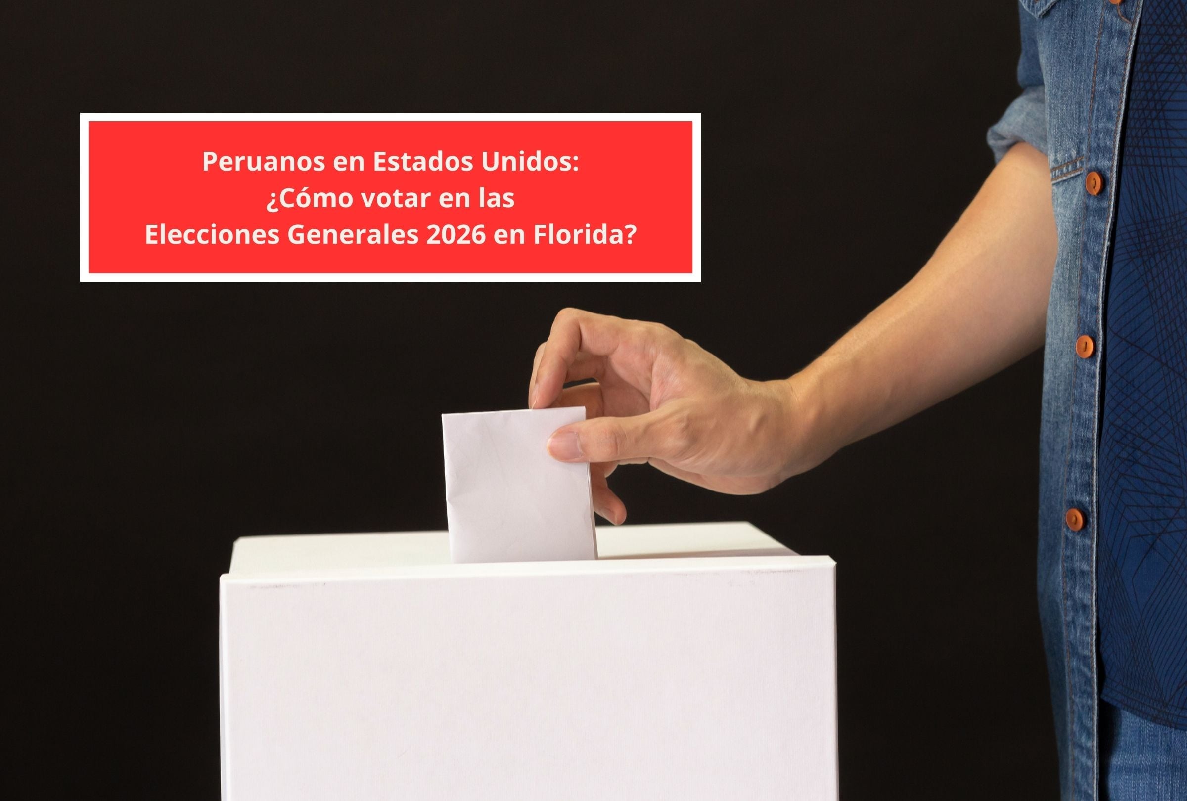 En esta nota podrás conocer cómo votar en la segunda vuelta de las Elecciones Generales 2026 de Perú en Florida. (Foto: Composición Canva - Mag)