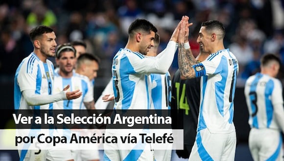 Telefé transmitirá todos los partidos de la Selección Argentina por Copa América 2024. (Foto: AFP/Composición Mix)