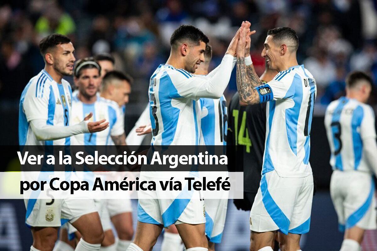 Telefé transmitirá todos los partidos de la Selección Argentina por Copa América 2024. (Foto: AFP/Composición Mix)