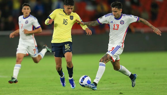 Ecuador venció 1-0 a Chile, por Eliminatorias 2026 (Foto: EFE)