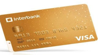Interbank lanzó tarjeta oro sin costo de membresía