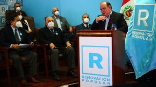 López Aliaga: “La intención de Renovación Popular es que Jorge Montoya sea presidente del Congreso”