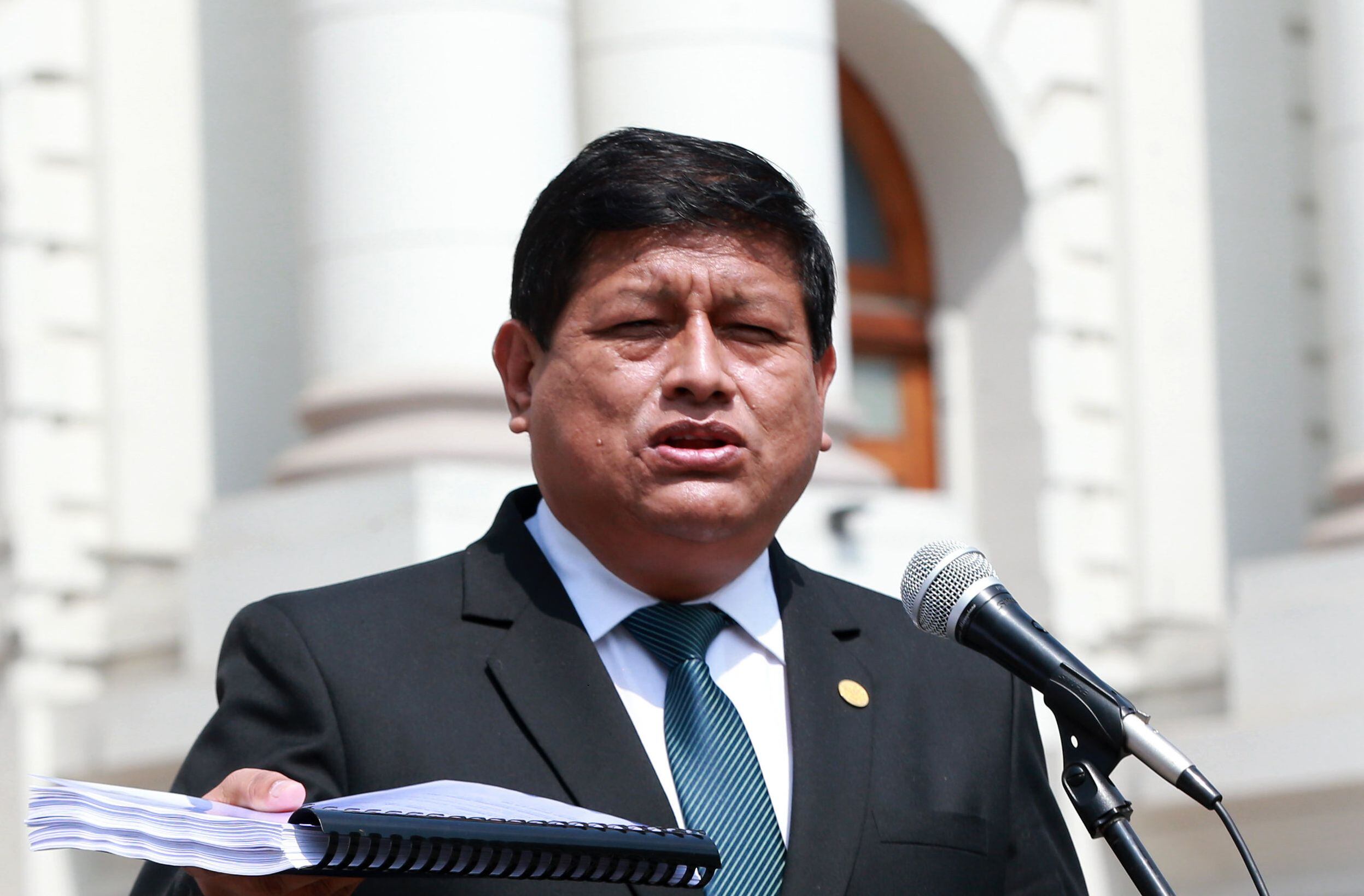 Walter Ayala fue ministro de Defensa del gobierno de Pedro Castillo y ha sido uno de sus abogados tras el golpe de Estado. (Foto: Andina)