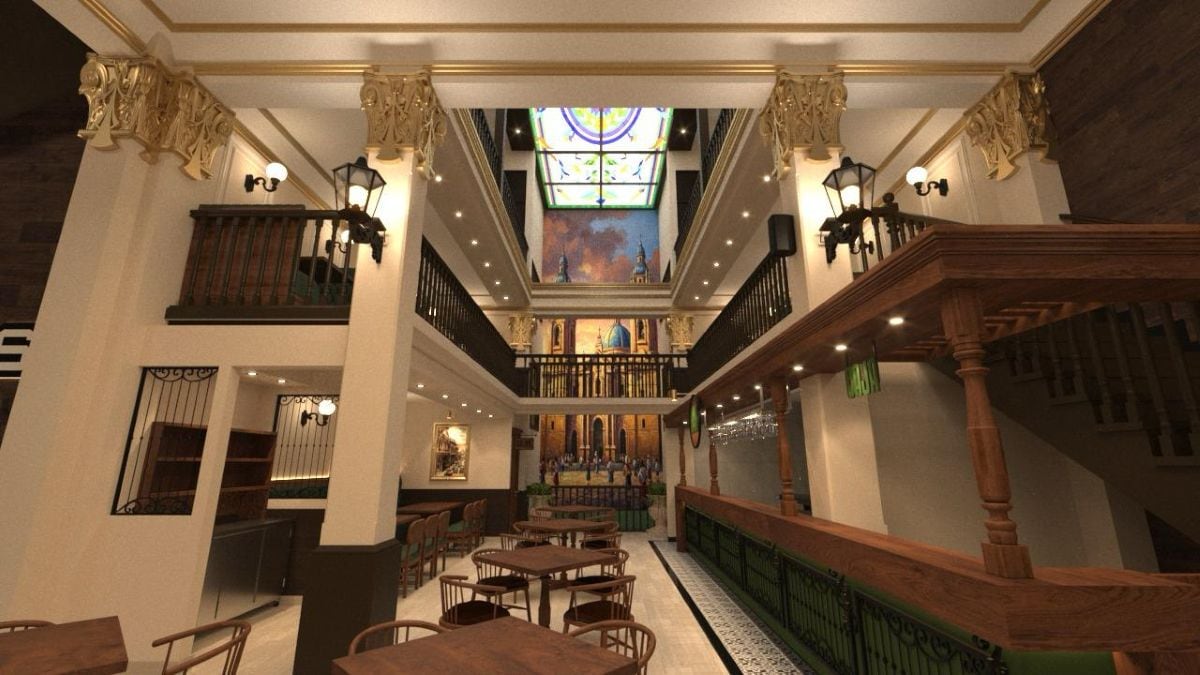 Tinajas Chicken & Grill apuesta por el Centro Histórico con una inversión aproximada al millón de dólares en nuevo local. Foto: Cortesía Tinajas Chicken & Grill.