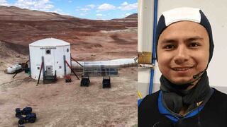Ingeniero peruano acaba de completar su segunda misión en un simulador a Marte