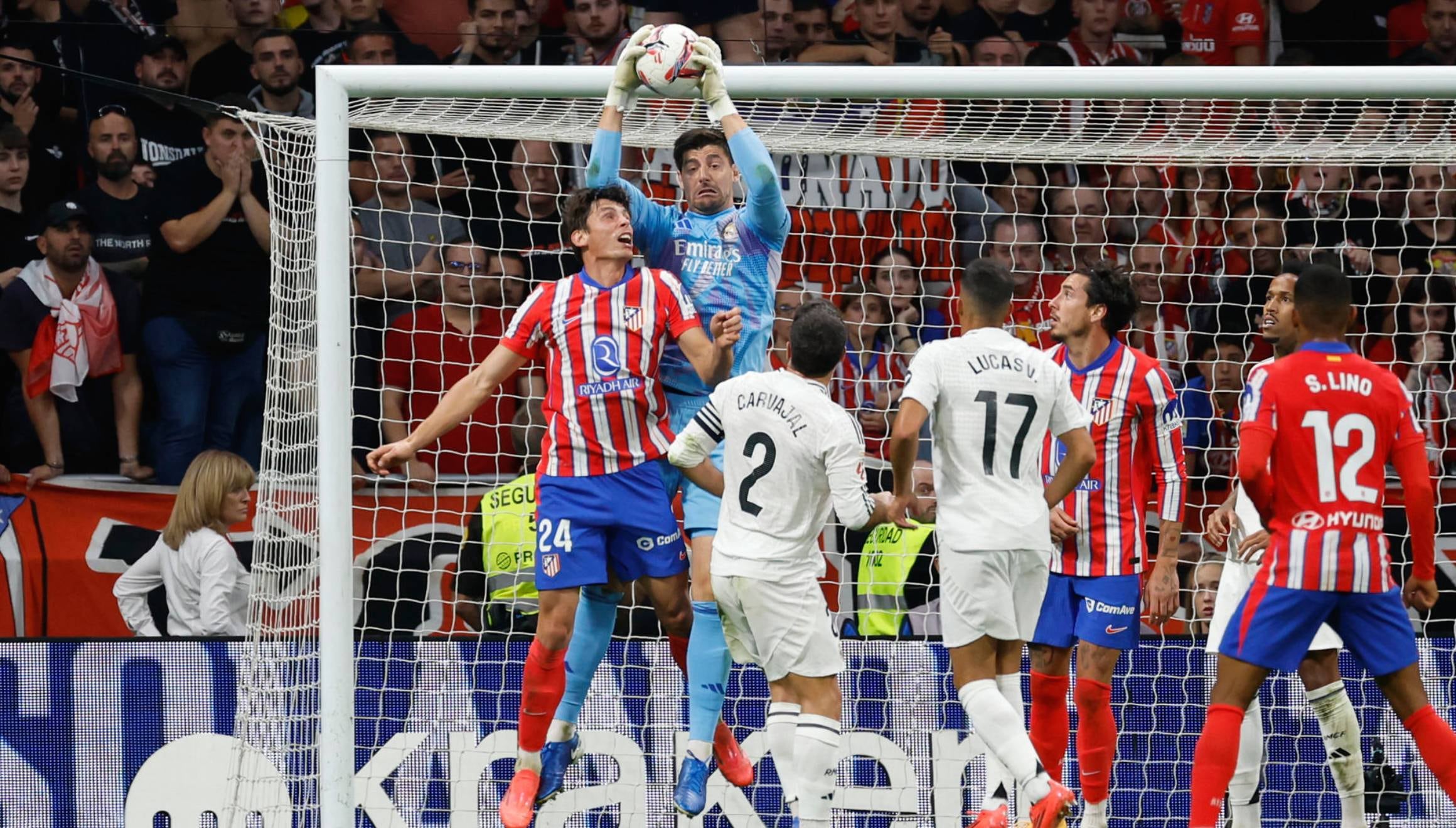 Atlético Madrid y Real Madrid jugaron un partidazo en el Wanda Metropolitano. (Foto: EFE)