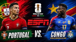 ESPN transmitió el partido Portugal vs. RD Congo por el Mundial de Fútbol 2026