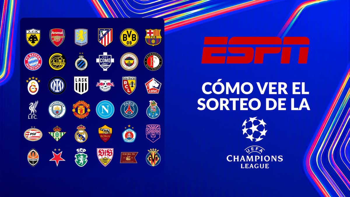 ESPN EN VIVO por Internet — cómo ver el sorteo de la UEFA Champions League 2026-27 en Fútbol TV y Disney Plus Premium Online