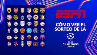 ESPN televisó el sorteo de la UEFA Champions League 2026-27