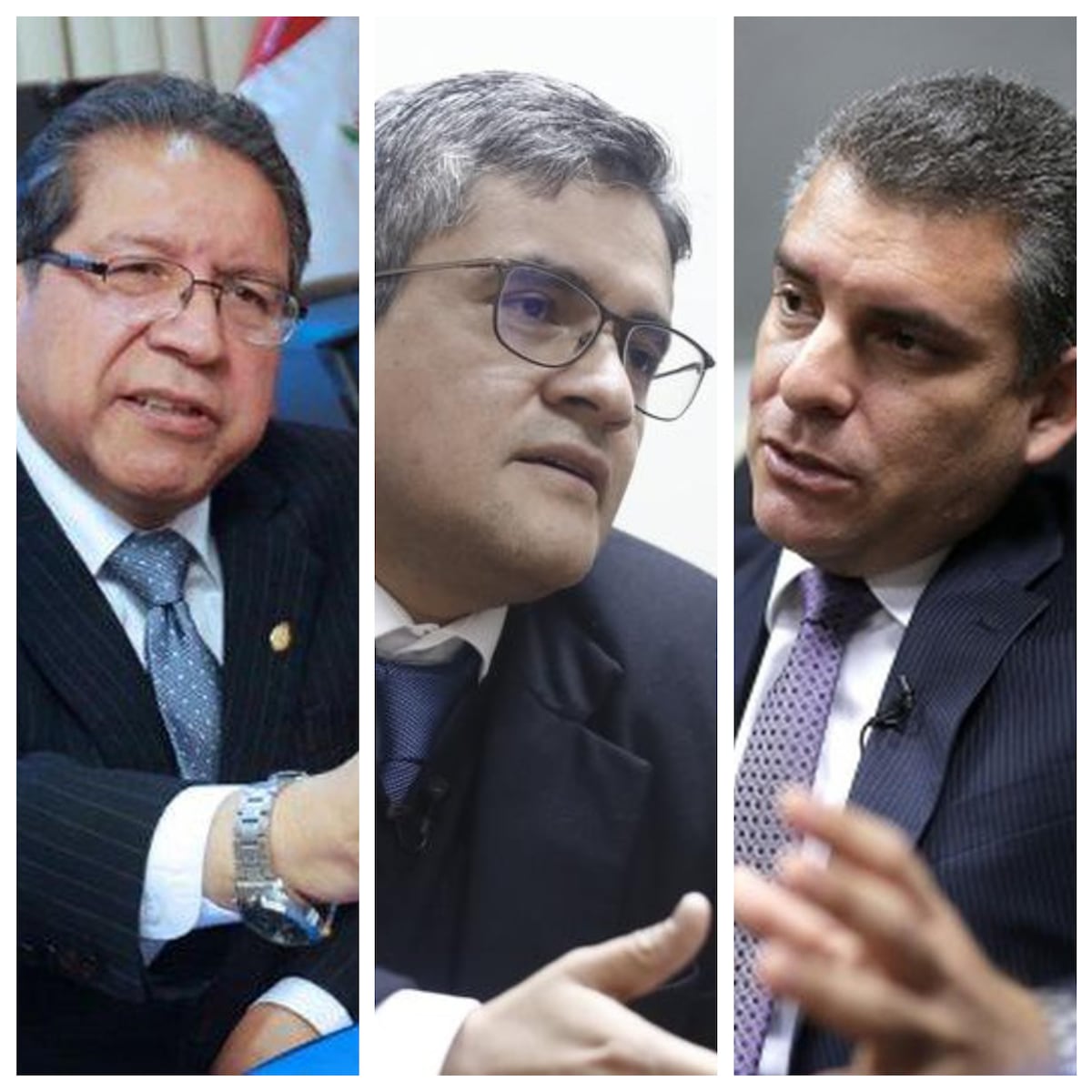 La Junta Nacional de Justicia (JNJ) abrió este viernes, 9 de febrero, investigaciones preliminares por separado al exfiscal de la Nación Pablo Sánchez y a los fiscales Rafael Vela y José Domingo Pérez. (Foto: JNJ)