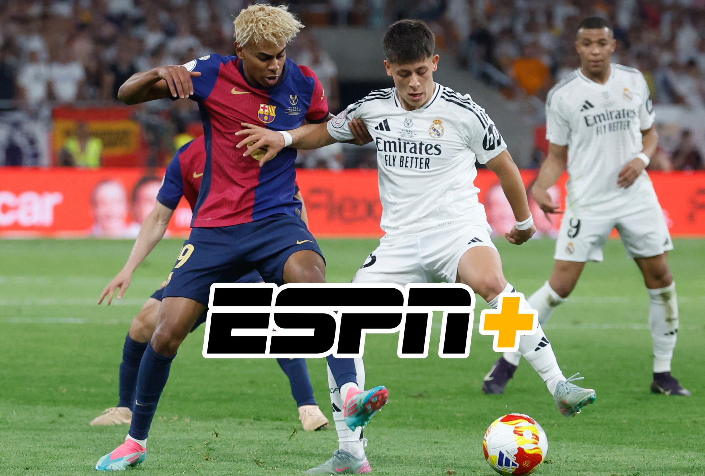 YEDA (ARABIA SAUDITA), 11/01/2026.- Cobertura oficial de ESPN EN VIVO EN DIRECTO para ver el clásico entre Real Madrid y FC Barcelona este domingo 11 de enero por la final de la Supercopa de España 2026 desde el estadio Al Jawhara de Yeda, Arabia Saudita. FOTO DE PIERRE PHILIPPE MARCOU PARA AFP