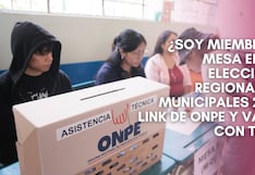 ¿Soy miembro de mesa en las Elecciones Regionales y Municipales 2026? Link de ONPE y valida con tu DNI