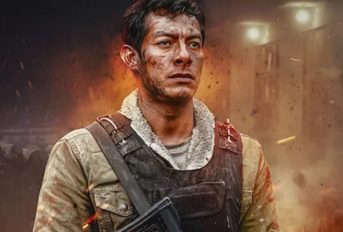 El capitán Guerrero (Luis Alberti) en la película de acción mexicana "Contraataque", dirigida por Scott Waugh (Foto: Netflix)