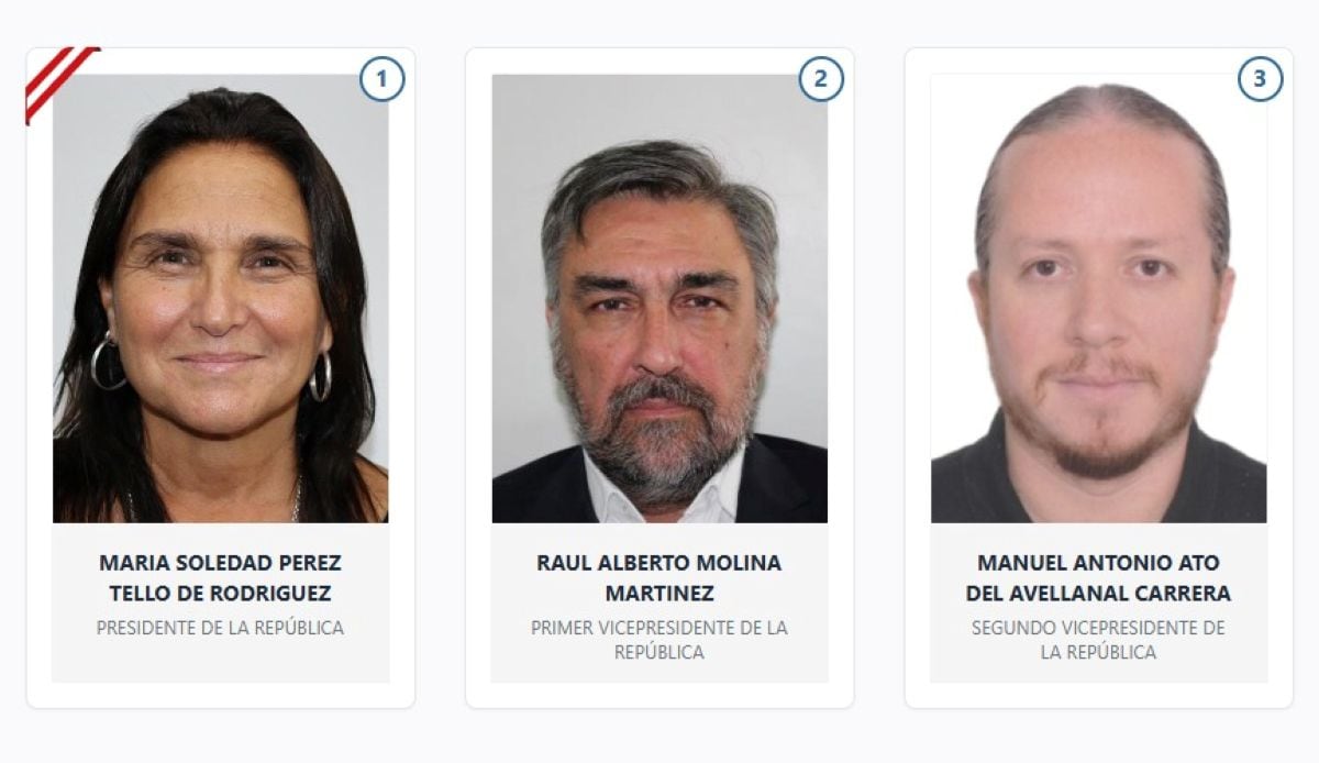 Integrantes de la plancha presidencial de Primero La Gente. Foto: JNE.