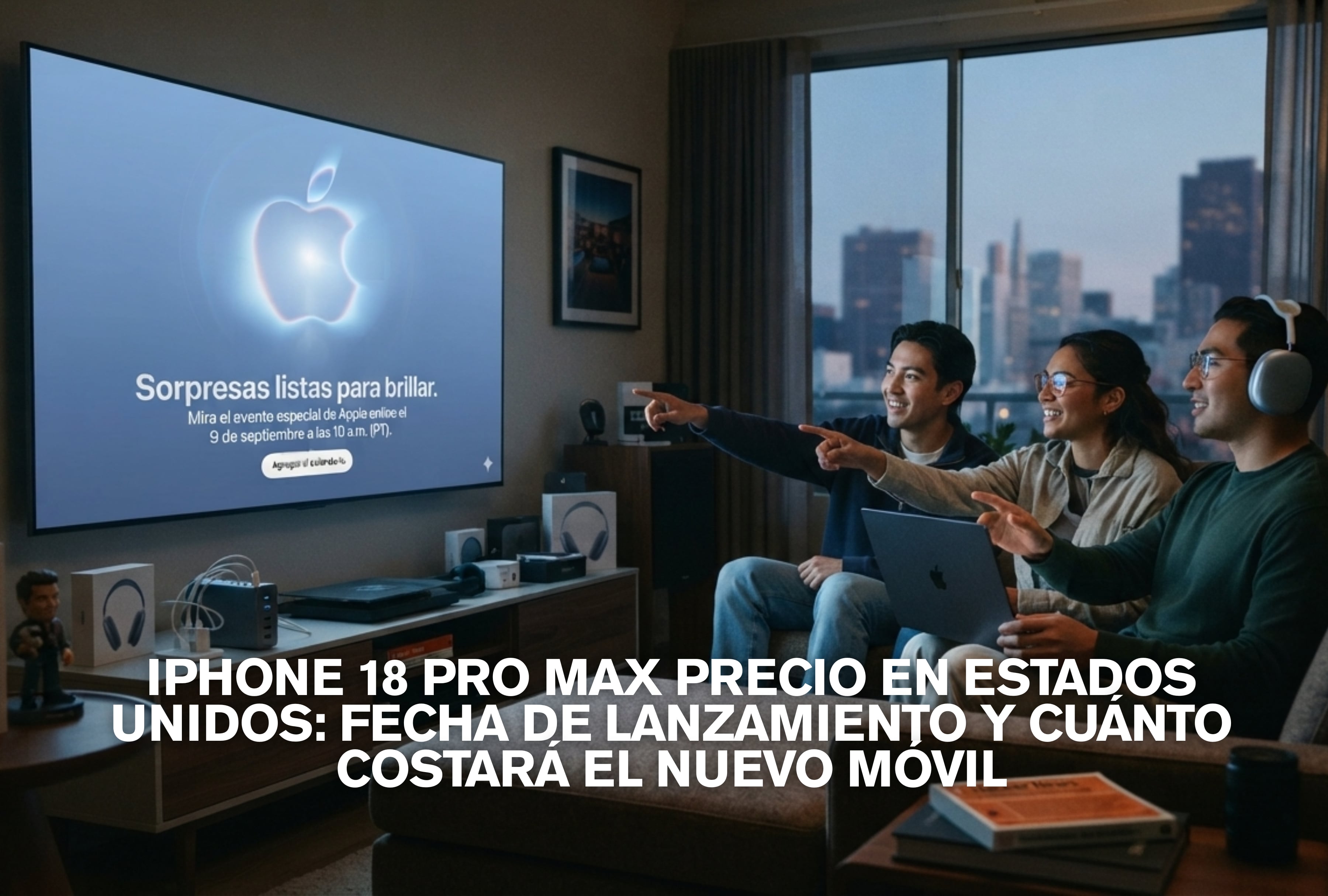 El nuevo iPhone 18 será presentado tras anunciarse su precio de venta oficial y fecha de disponibilidad en las tiendas Apple de Estados Unidos y el resto del mundo. | Imagen referencial creada por El Comercio MAG utilizando la IA de Gemini / Composición GEC
