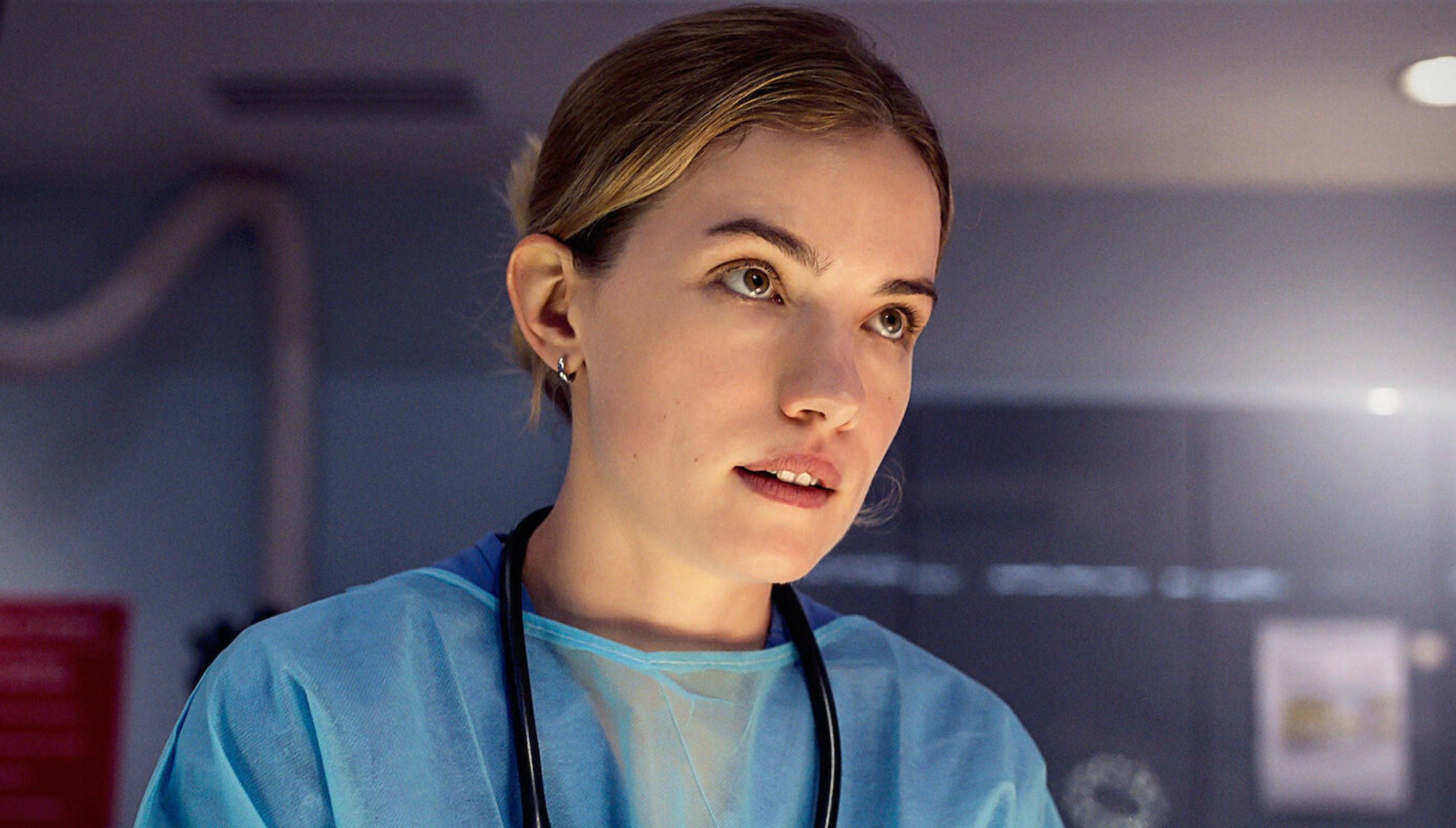 Willa Fitzgerald como Danny Simms en una escena de la serie dramática "Pulso" (Foto: Netflix)