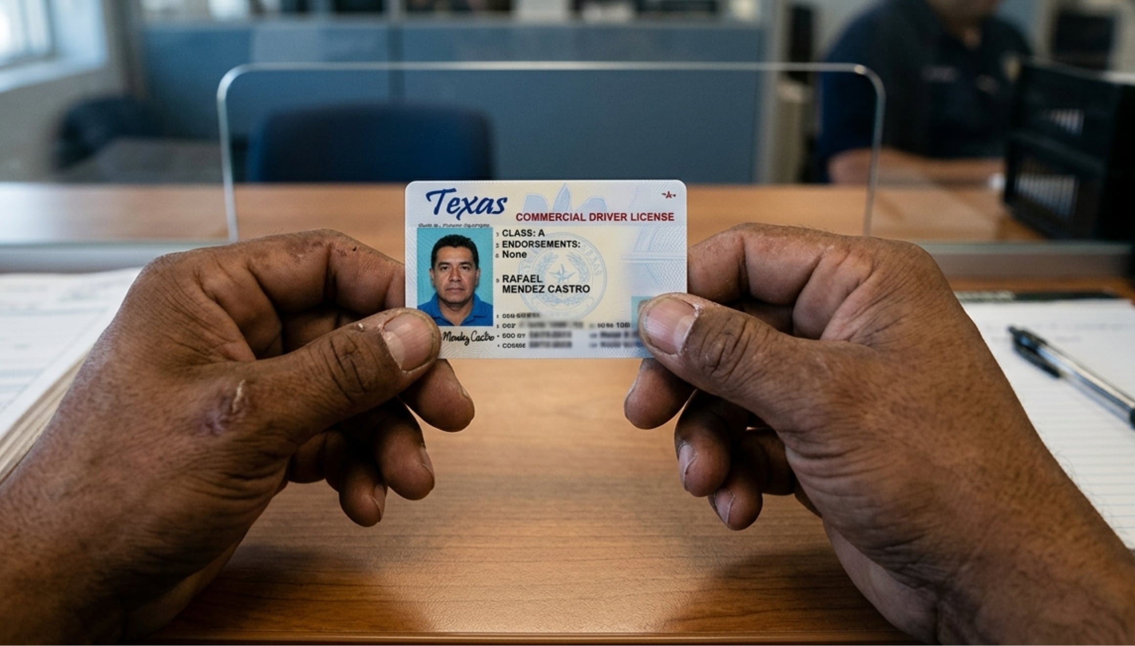 Inmigrantes en Texas con licencias comerciales están siendo perjudicados con la revocación de dichos documentos (Foto: Imagen creada por Gestión MIX usando Gemini)