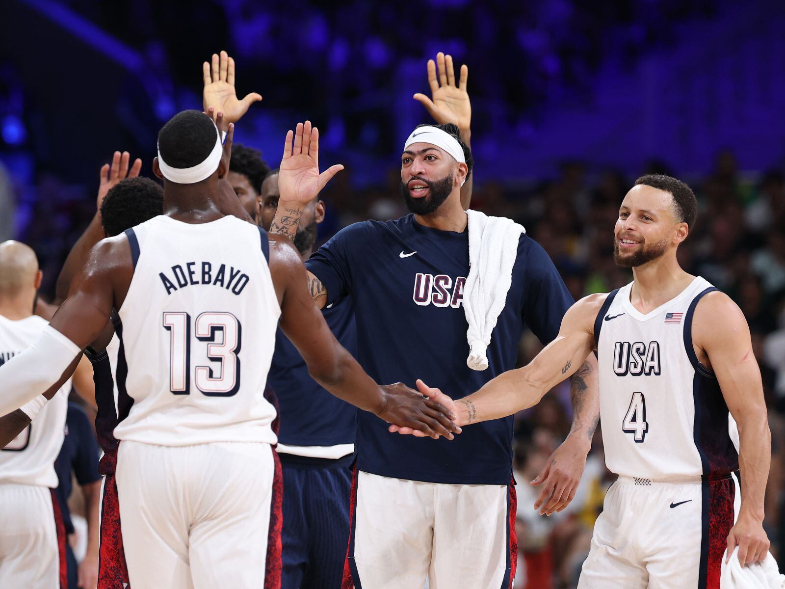 La selección de Estados Unidos se impuso a Sudán del Sur, por 103-86, y selló su boleto a cuartos del torneo de baloncesto masculino de los Juegos Olímpicos de París 2024. | Crédito: @usabasketball / X