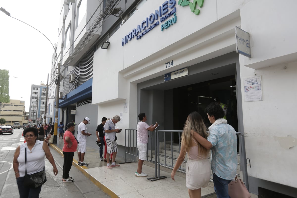 A la fecha no se reportan largas colas en las sedes de Migraciones luego que se activa el nuevo sistema de citas. (Foto: GEC)