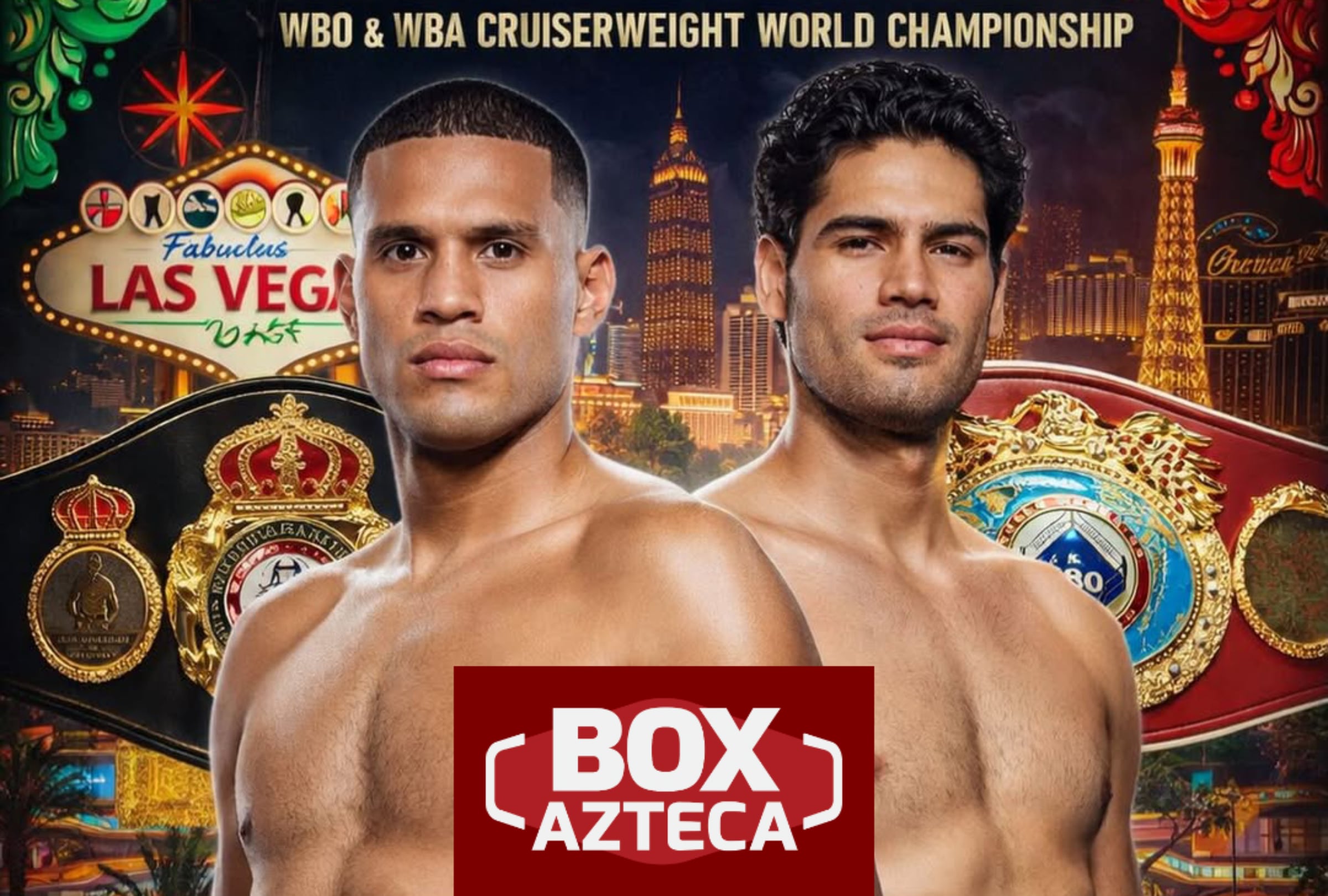 LAS VEGAS, NEVADA (ESTADOS UNIDOS), 02/05/2026.- Cobertura oficial del Canal 7 de BOX Azteca Siete EN VIVO GRATIS para ver la pelea de David Benavídez y Gilberto "El Zurdo" Ramírez este sábado 2 de mayo por los títulos AMB y OMB de la división peso crucero desde el T-Mobile Arena de Las Vegas, Nevada. FOTO DE INSTAGRAM DE @MAUIFIGHTCLUB