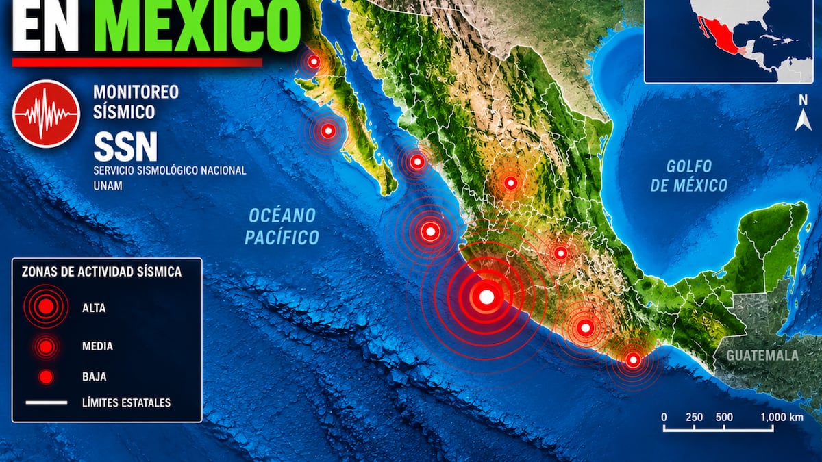 Temblor en México EN VIVO hoy, 07 de octubre: hora exacta, magnitud y dónde fue el epicentro del último sismo, según el SSN
