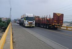Desvío por caída del puente Chancay: restringen tránsito de camiones con carga especial