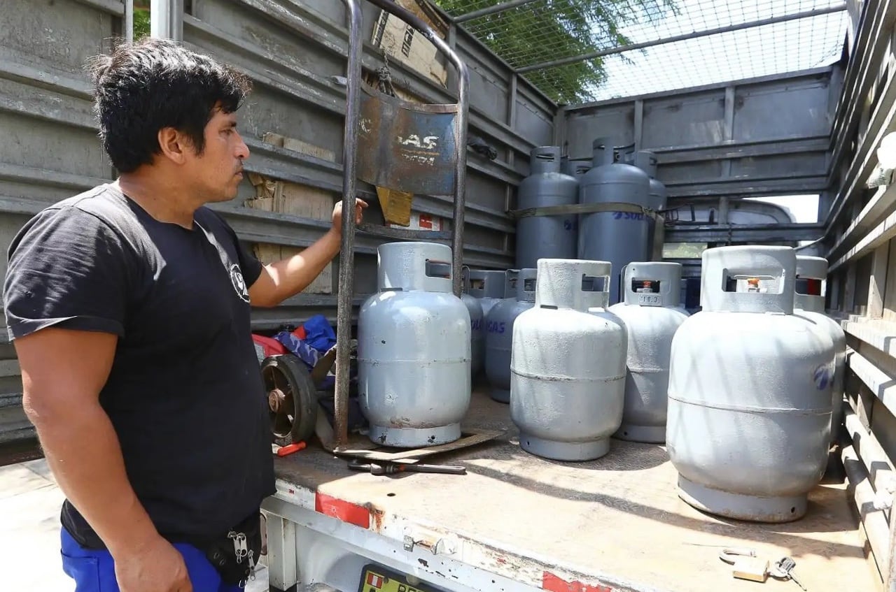 Balón de gas. Foto: Gob