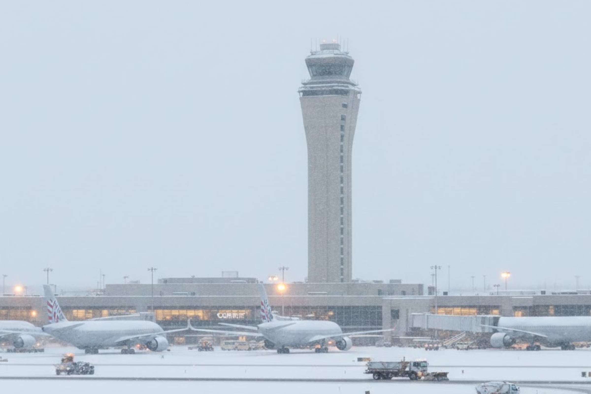 El Aeropuerto Internacional O'Hare, en Chicago, será uno de los más afectados por esta tormenta invernal. (Crédito: Imagen referencial creada por El Comercio MAG usando la IA de 'Gemini')