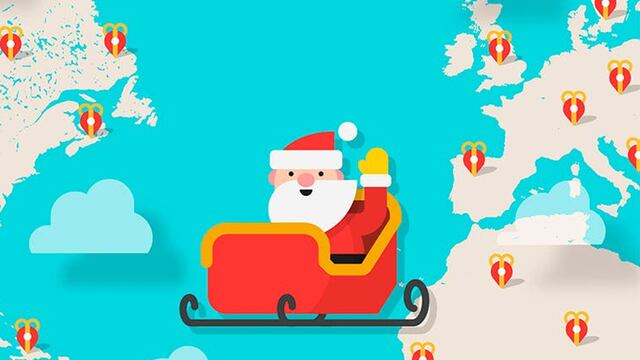 Santa Tracker: cómo seguir en vivo el recorrido de Papá Noel por Google Maps