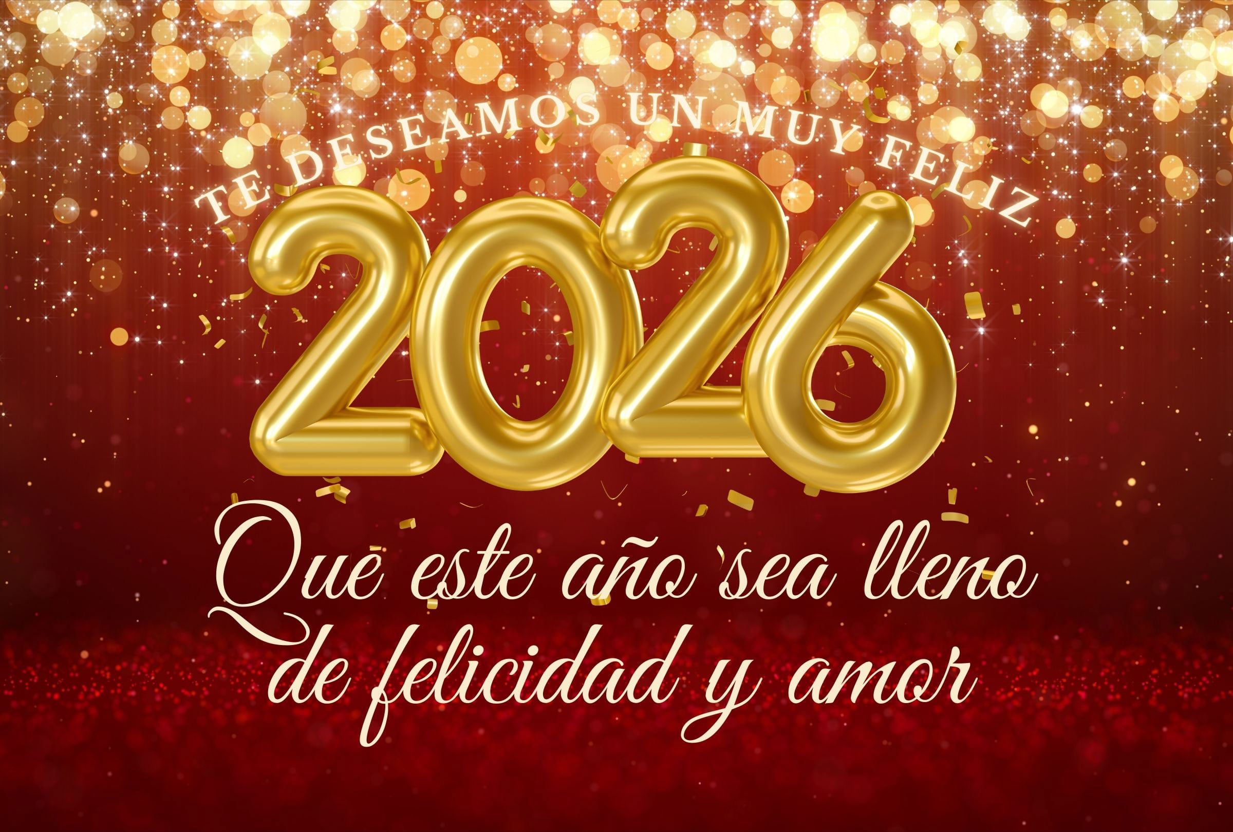 ESTADOS UNIDOS, 31/12/2025.- “Feliz 2026: que venga lleno de luz y buenas noticias.” FOTO DE CANVA.COM