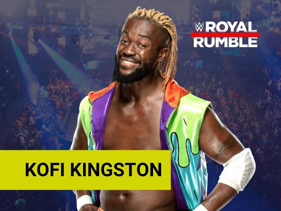 Kofi Kingston, de The New Day, se alimenta de positividad y la ha utilizado para catapultarse a nuevas alturas, incluido el Campeonato de la WWE. Desde que irrumpió en la empresa en 2007, Kingston se ha consolidado como uno de los mejores luchadores de la WWE gracias a sus numerosos Campeonatos Intercontinentales, de Estados Unidos y por Equipos. Kingston también cimentó su lugar en la historia de la WWE con una serie de momentos temerarios en los que se salvó de la eliminación en varios Royal Rumble Matches. Sin embargo, cuando unió fuerzas con Big E y Xavier Woods para formar The New Day, nadie podría haber imaginado que el trío de superestrellas con cuernos de unicornio y que se comían los botines conseguiría las hazañas que ha logrado en la WWE.