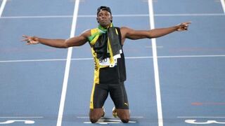 Usain Bolt, el “Relámpago”, en la recta final