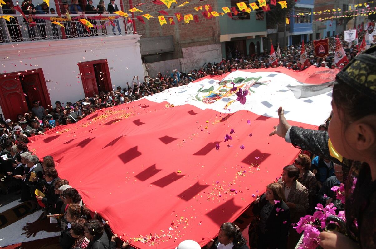 La bandera del Perú (Foto: GEC)