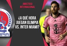 ¿A qué hora es y dónde ver CD Olimpia vs. Inter Miami con Lionel Messi en USA, Argentina y México?