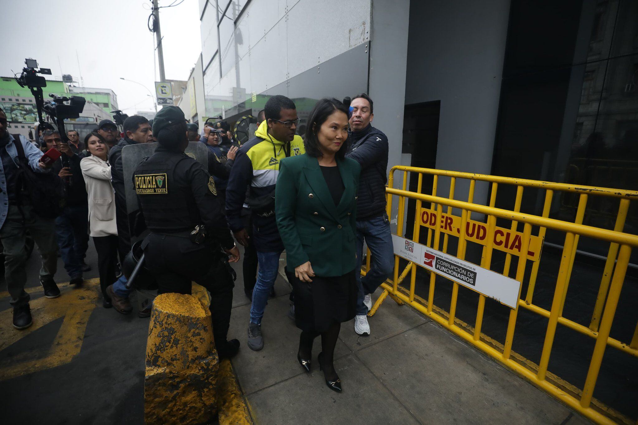 En la audiencia pasada el Fiscal José Domingo Pérez ratificó el pedido de 30 años y 10 meses de prisión en contra de Keiko Fujimori.. Foto: GEC / Britanie Arroyo.