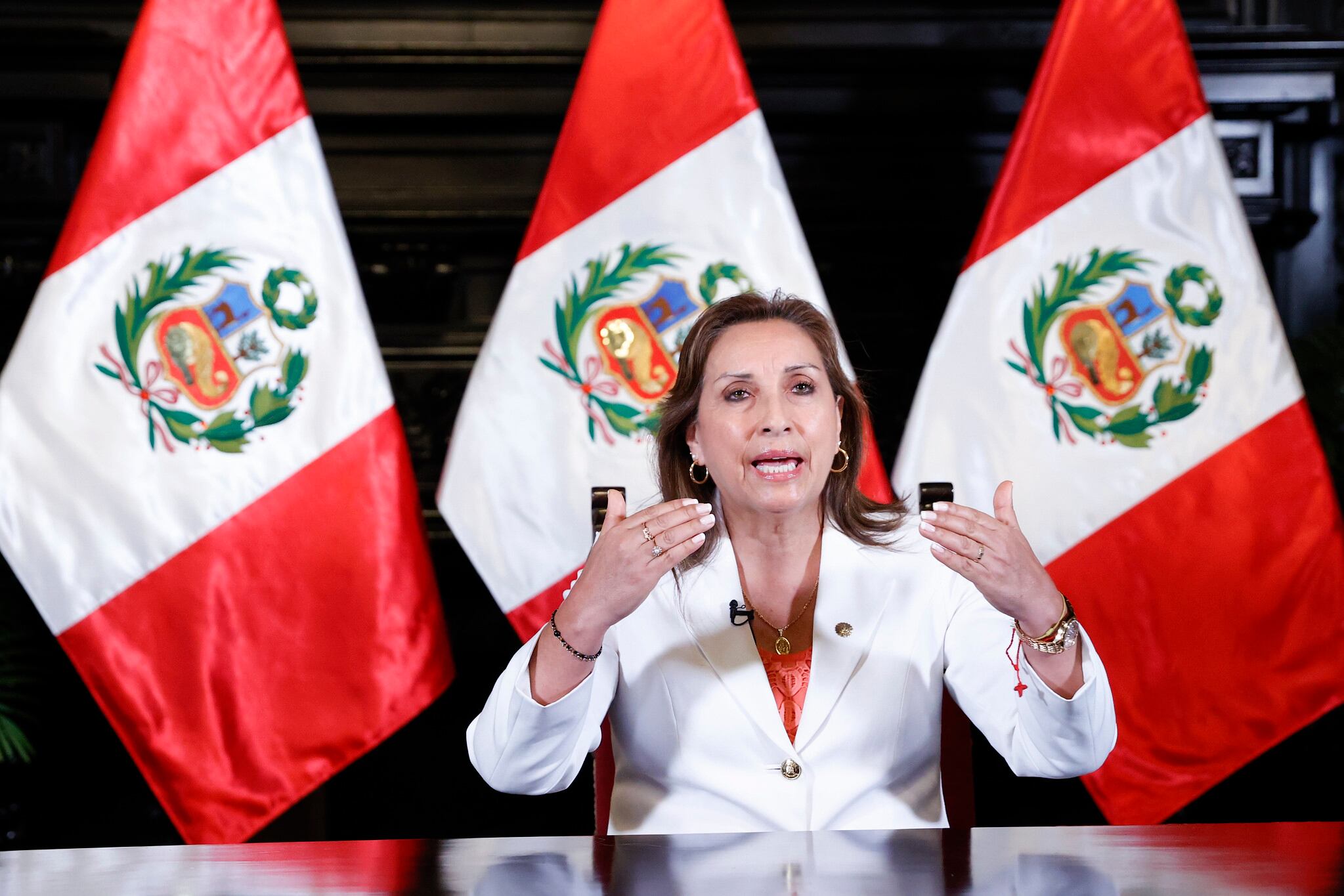 Dina Boluarte exige gran suma de dinero por conceptos laborales al Reniec. Foto: Andina. (Foto: Presidencia)