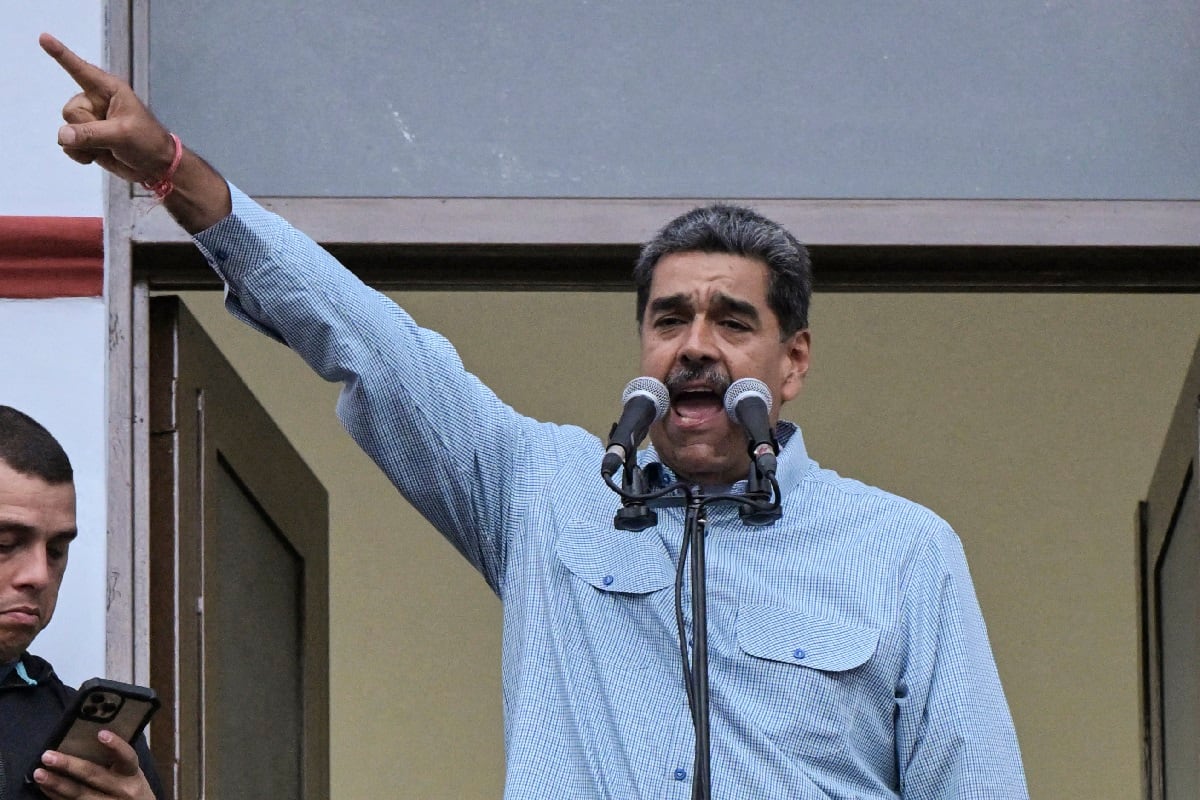 El presidente venezolano, Nicolás Maduro. (Foto de Yuri CORTEZ / AFP)