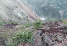 Semana Santa: se registran deslizamientos de tierra en la provincia de La Mar en Ayacucho