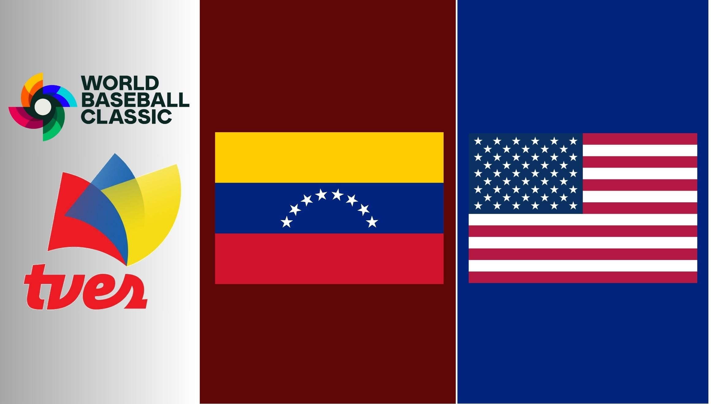 TVES transmite para todo el público Vinotinto, la final entre Venezuela vs USA en vivo en directo por la gran final del Clásico Mundial de Béisbol 2026. (Foto: Composición Gestión Mix)