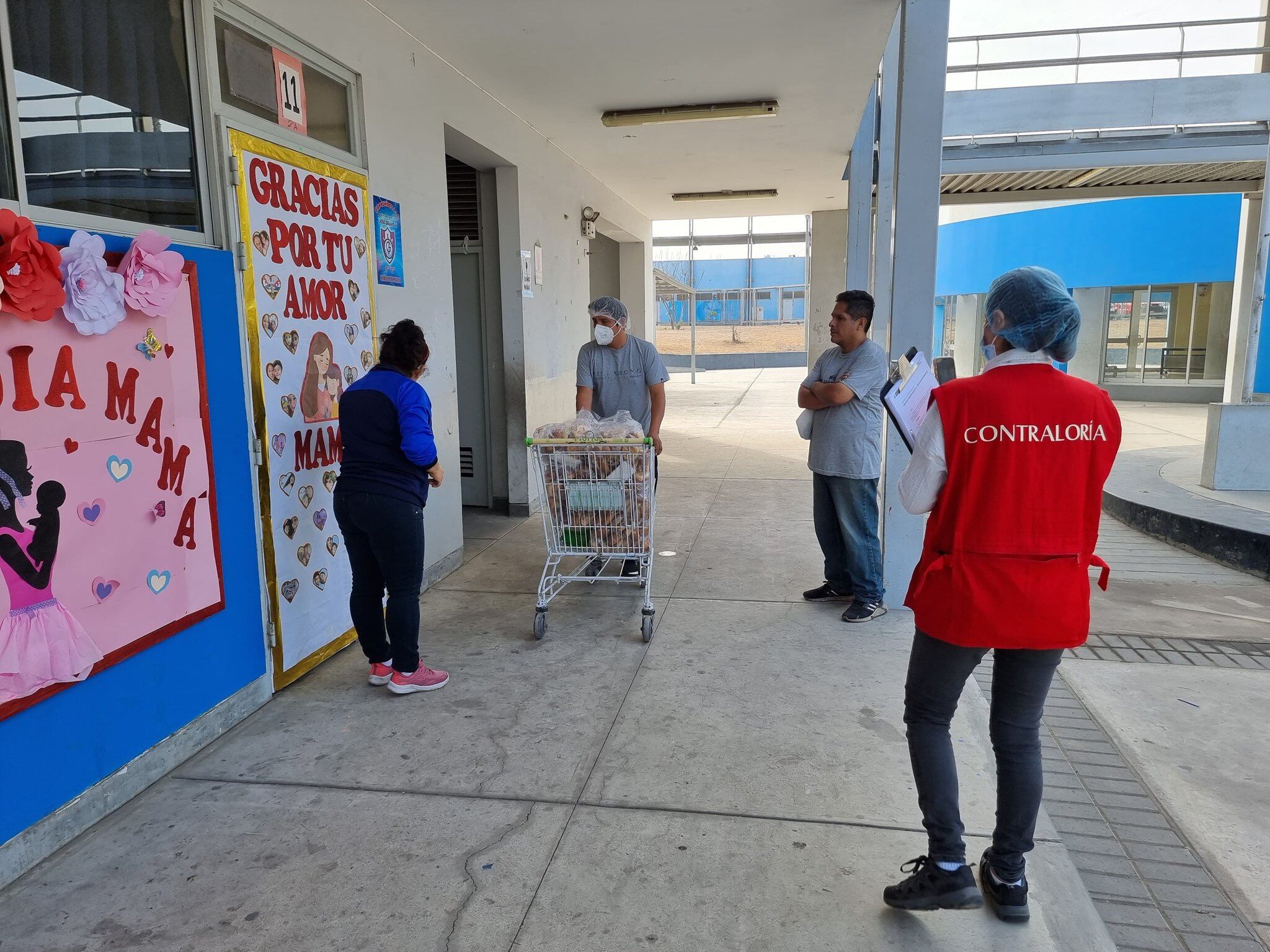 Contraloría inspeccionó colegios por programa Qali Warma.