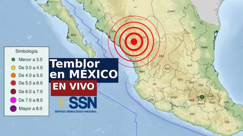 Temblor en México, 08 de enero de 2026: hora exacta, magnitud y dónde fue el epicentro último sismo