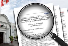 Ejecutivo aprobó nuevo reglamento de la ley de protección de datos personales