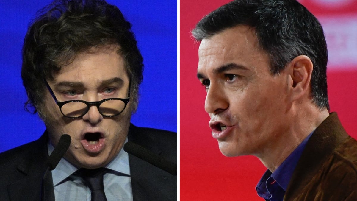 Milei llama “dictador” a Pedro Sánchez y Madrid no tarda en responder: “Es indigno”