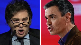 Milei llama “dictador” a Pedro Sánchez y Madrid no tarda en responder: “Es indigno”