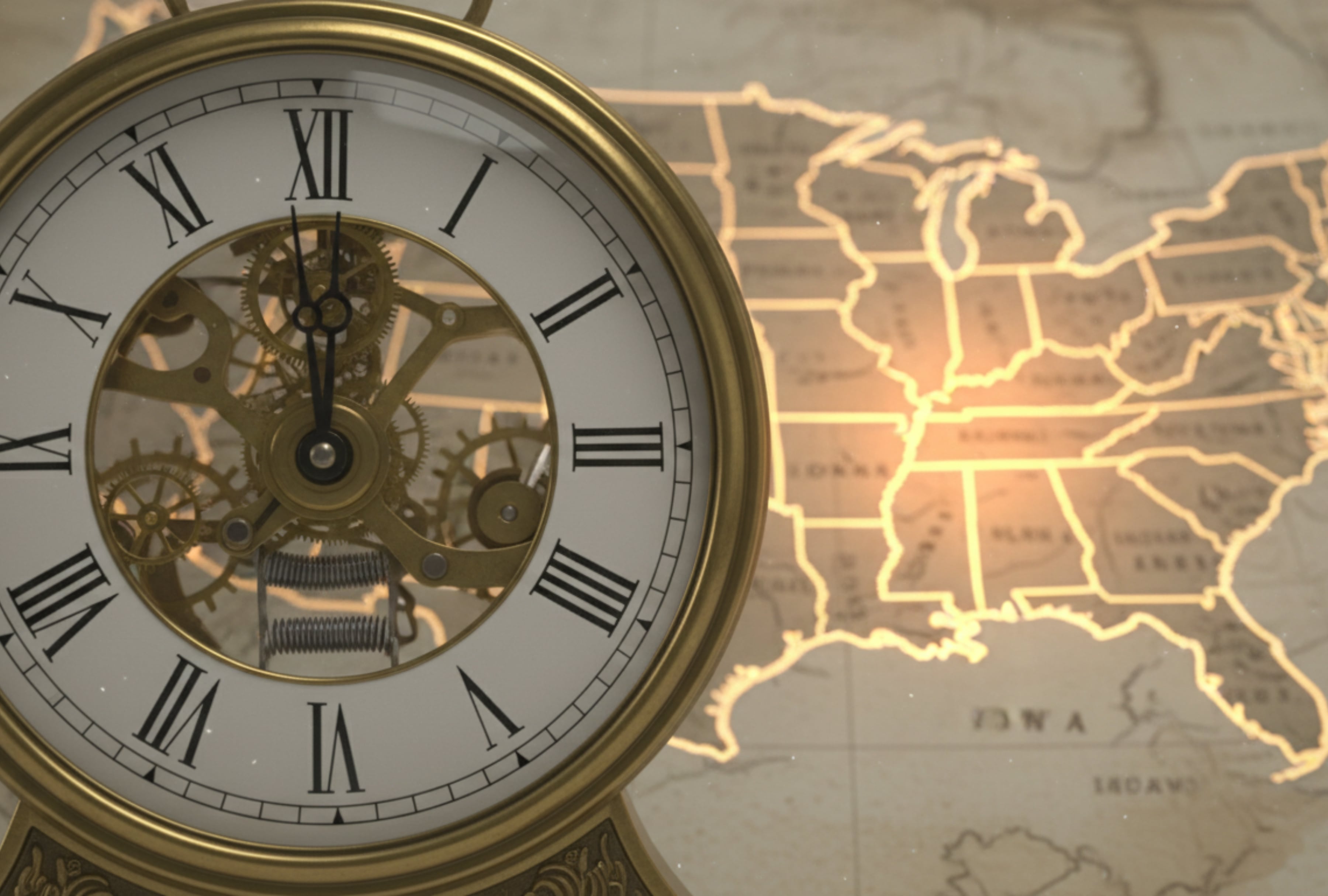 Aunque el cambio de horario rige en casi todo el país, estados como Hawái, gran parte de Arizona y varios territorios estadounidenses optan por mantenerse todo el año en horario estándar (Crédito: Imagen creada por El Comercio Mag usando la IA de Gemini)